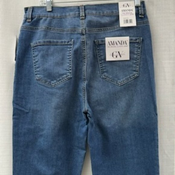 Gloria Vanderbilt Slimming Jeans Crested Blue NWT-10 Average - Picture 4 of 7